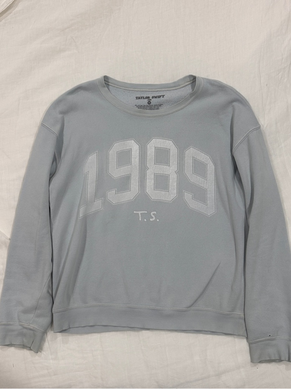 Taylor Swift 1989 Light Blue Crewneck Sweatshirt